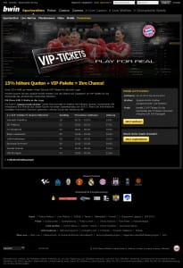 bwin VIP Promotion