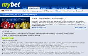 mybet Bonus for Germany