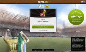 Sofort Freispiele bei Comeon