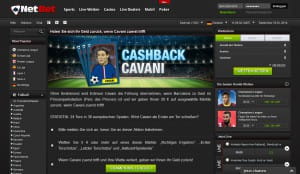 NetBet Cashback Cavani