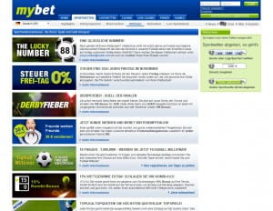 Steuer Frei-Tag bei mybet