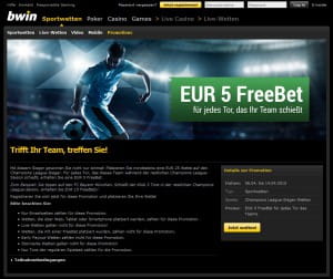 bwin Freebet