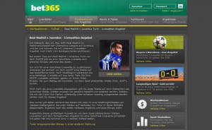 bet365 Livewetten Angebot