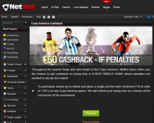 NetBet Cashback