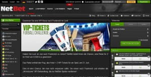 NetBet VIP Tickets