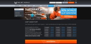 Big Bet World Superpay Angebot