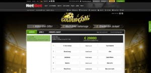 NetBet Golden Goal Aktion