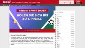 Betclic Herbst Sport Smash