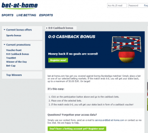 bet-at-home Cashback